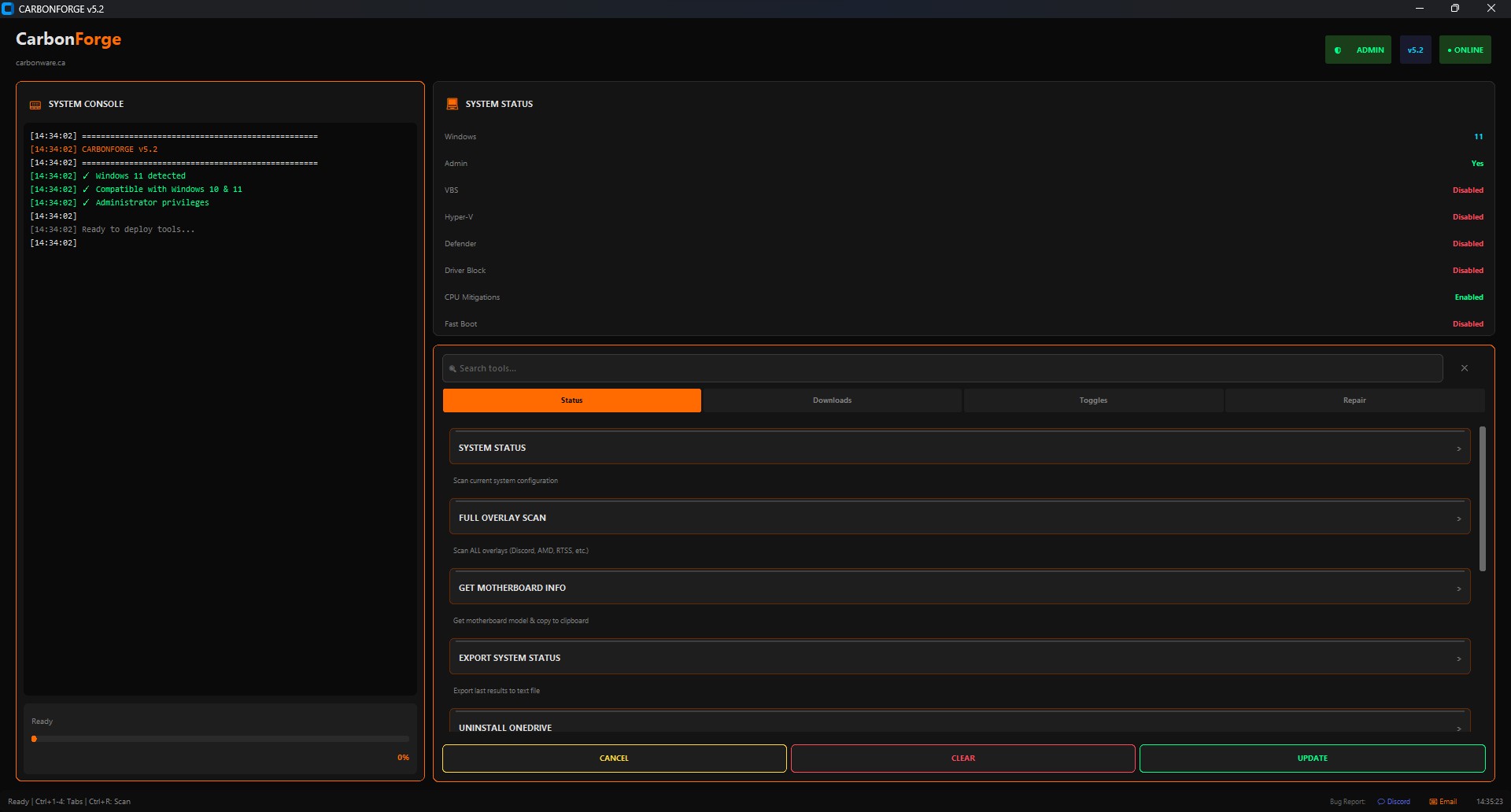 CarbonForge Screenshot